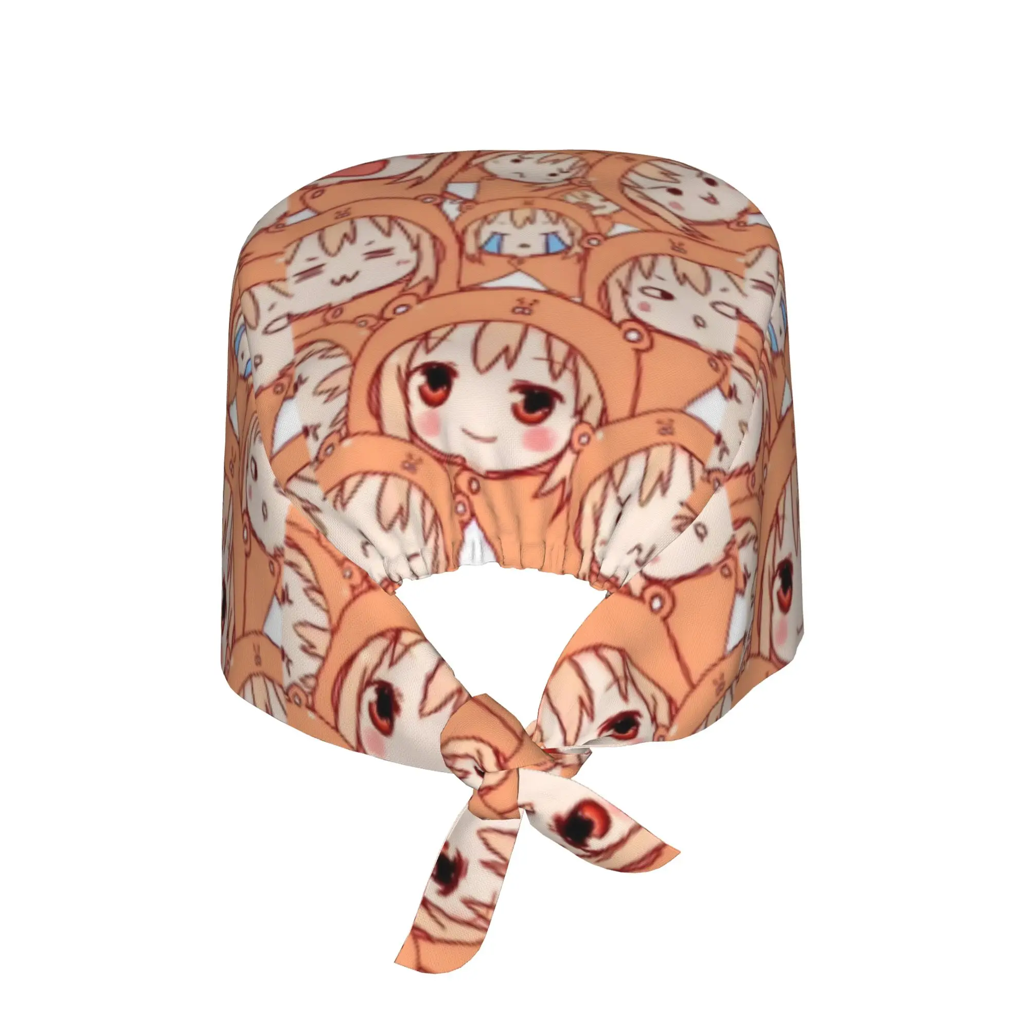 Gorro Quirúrgico Personalizado Clásico U-Umarues con Dibujos Animados, Gorro de Trabajo para Hombres y Mujeres, Gorro de Manga para Quirófano, Gorro de Enfermería, Gorro de Laboratorio
