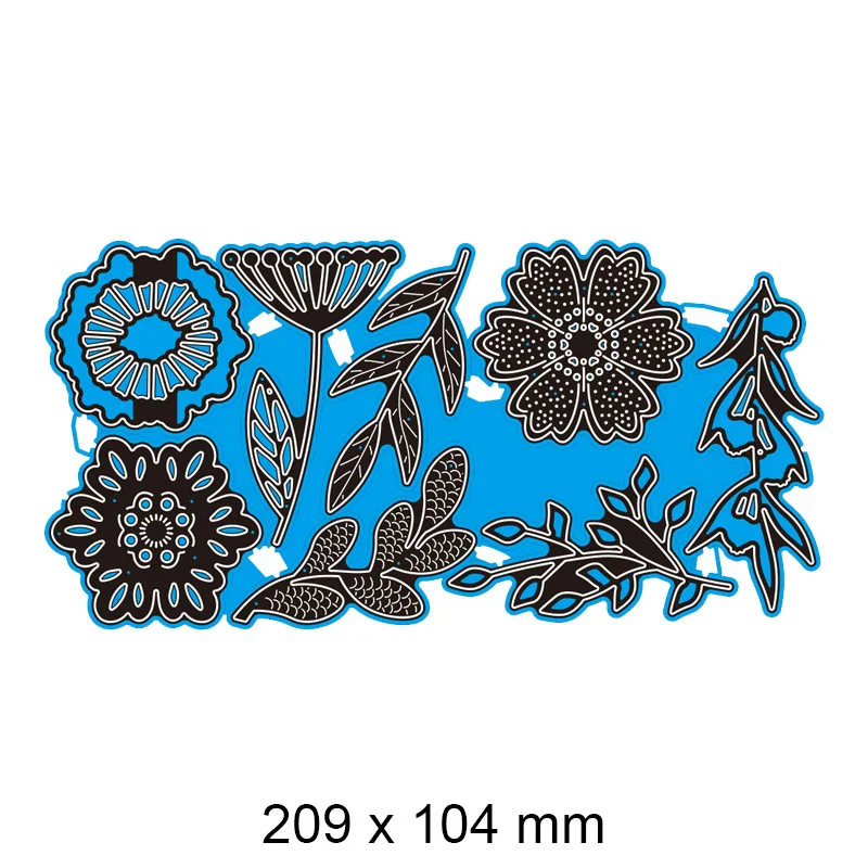 

Flower Metal Cutting Dies Scrapbooking Paper Cards Mould Blade Punch Template Embossing Stencils 1PCS
