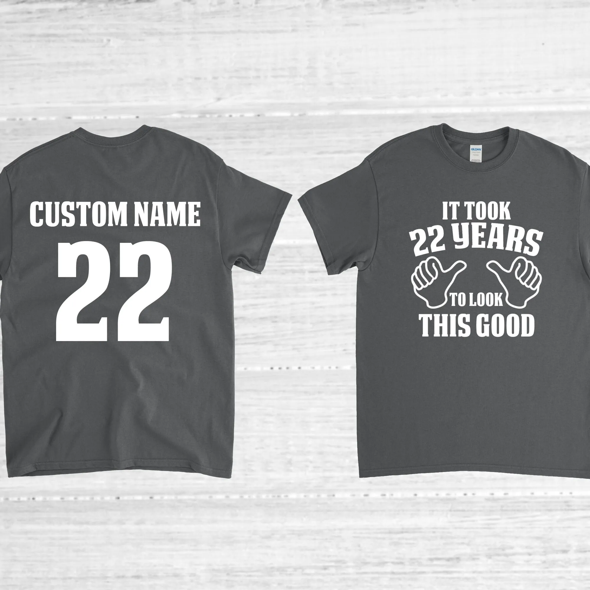 22nd Birthday Shirt,22 Years Old,22nd Birthday Gift,22nd Birthday Party,Personalized Name