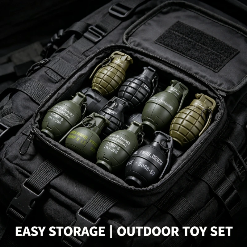 

M67 Smoke Grenade Model Toy 10 Styles Water Burst Novelty Toy Game Prop for Outdoor Play Party Toy