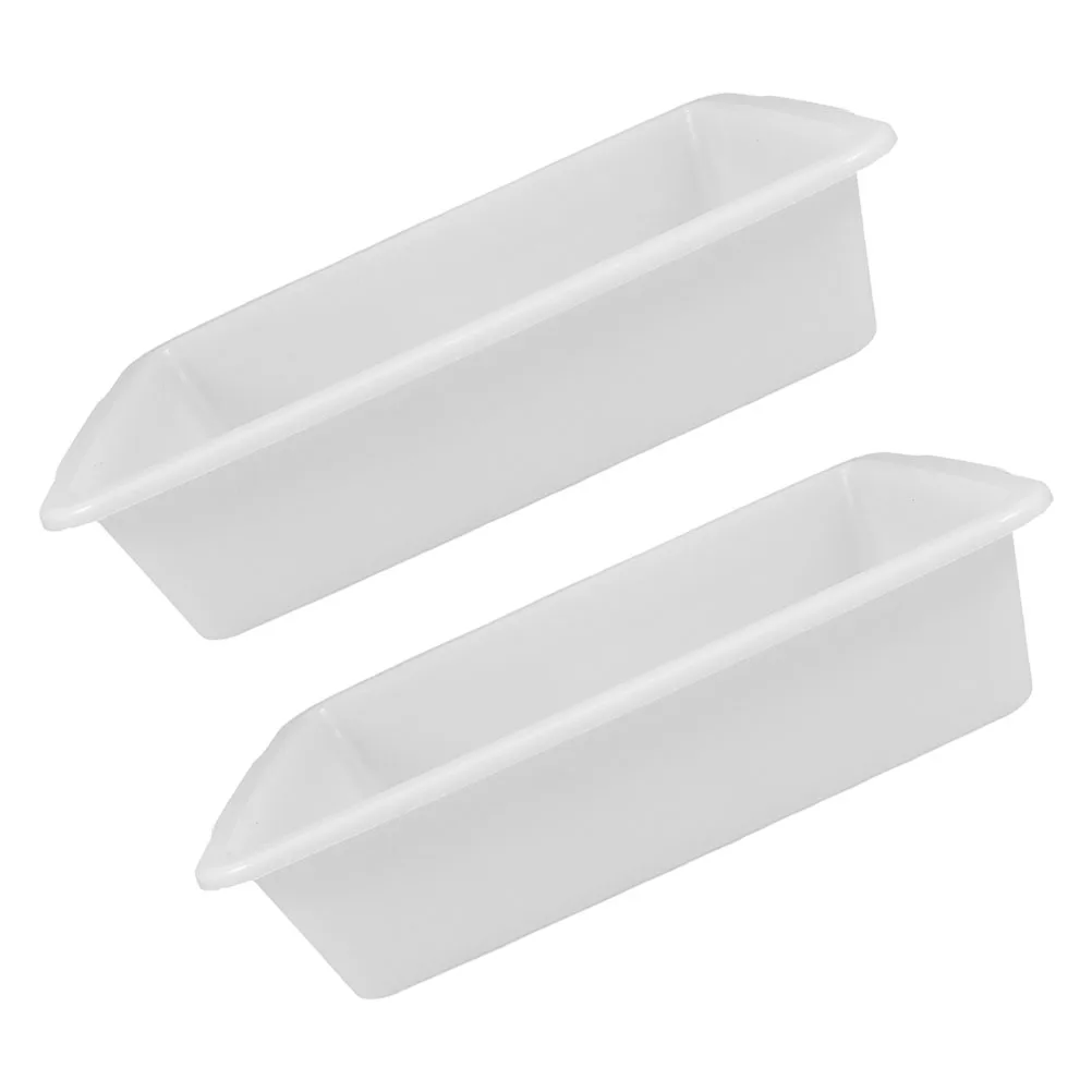 

2pcs Plastic Laboratory Spill-Proof Chemical Experimental Tray For Organizing Supplies Leakproof Design Sturdy Material