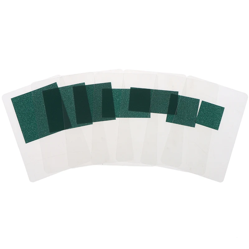 Dark Green 7 Style Magnetic Field Viewer Viewing Film Card Magnet Detector Pattern Display Electromagnetic Radiation Detectors