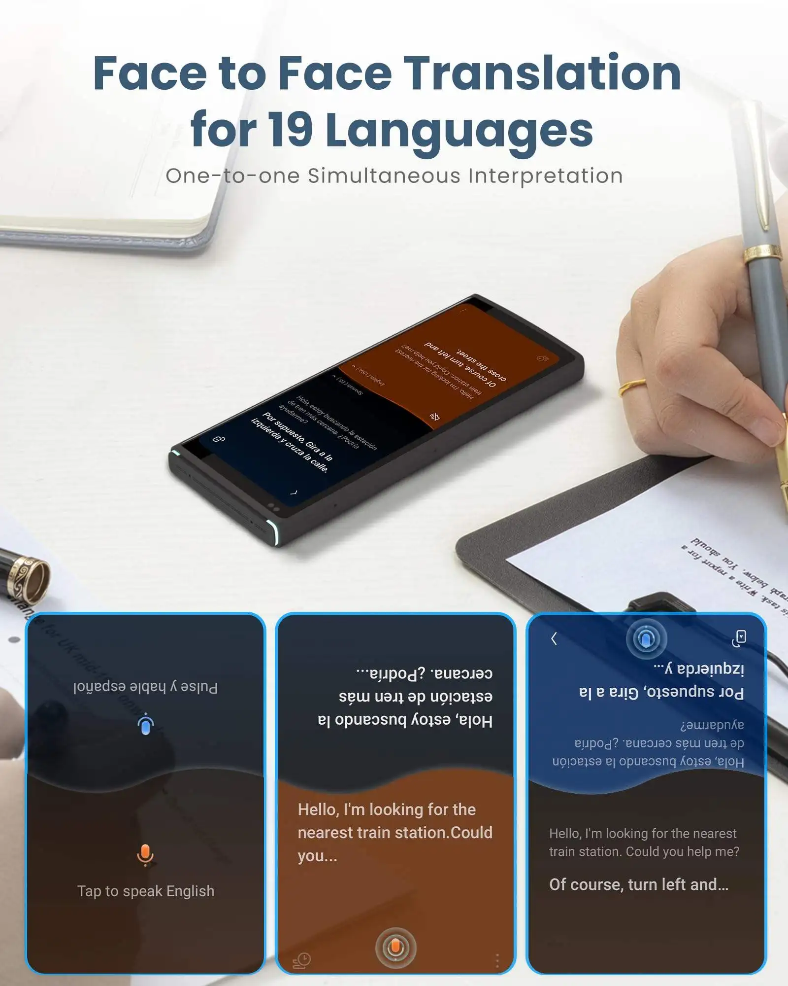 IFLYTEK 4.0 Real-Time Smart Language Translator Device High Quality Voice AI Translator