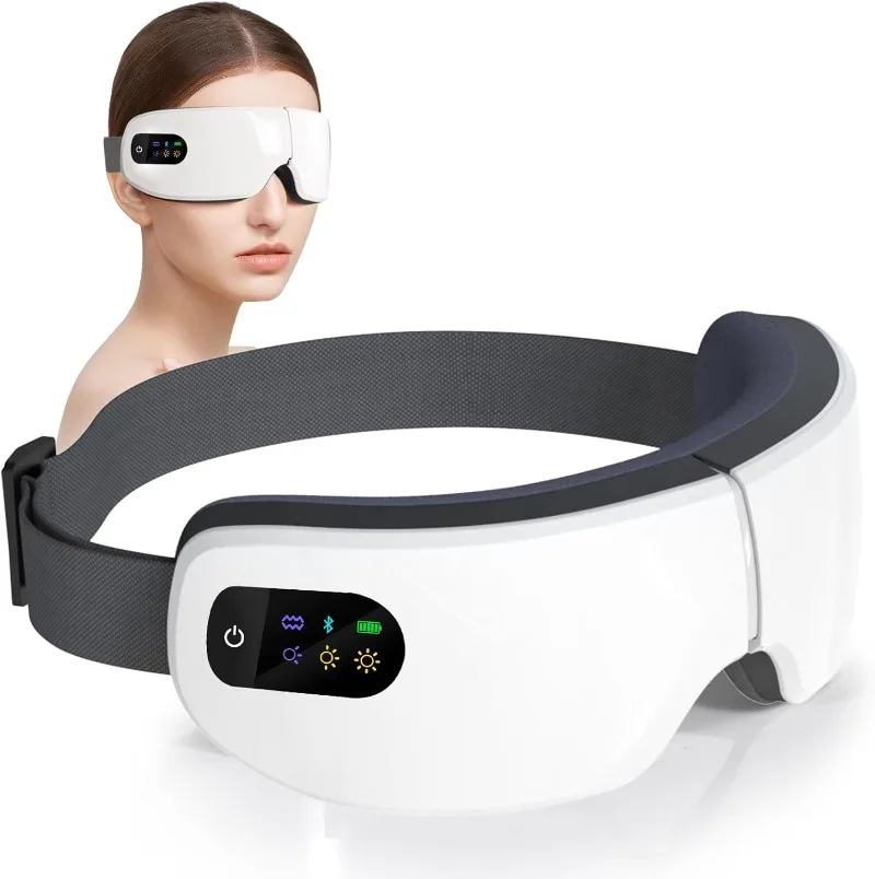 

Eye Massager Eye Mask with 7 Massage Modes Relax Sleep Facial Mask Relieve Migraine Relieve Stress and Improve Sleep