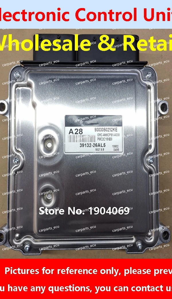 

39132-26AL5 A28 для Hyundai Elantra Cerato Accent Fcrte 39199-2B004 picanto Компьютерная плата двигателя автомобиля/ECU/MG7.9.8
