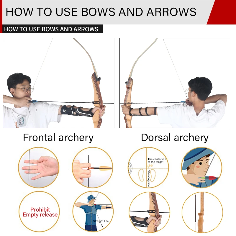 Archery Takedown Recurve Bow Wooden Riser Professional Training Adult Youth Competition Archer Bow and Arrow Accessories Set