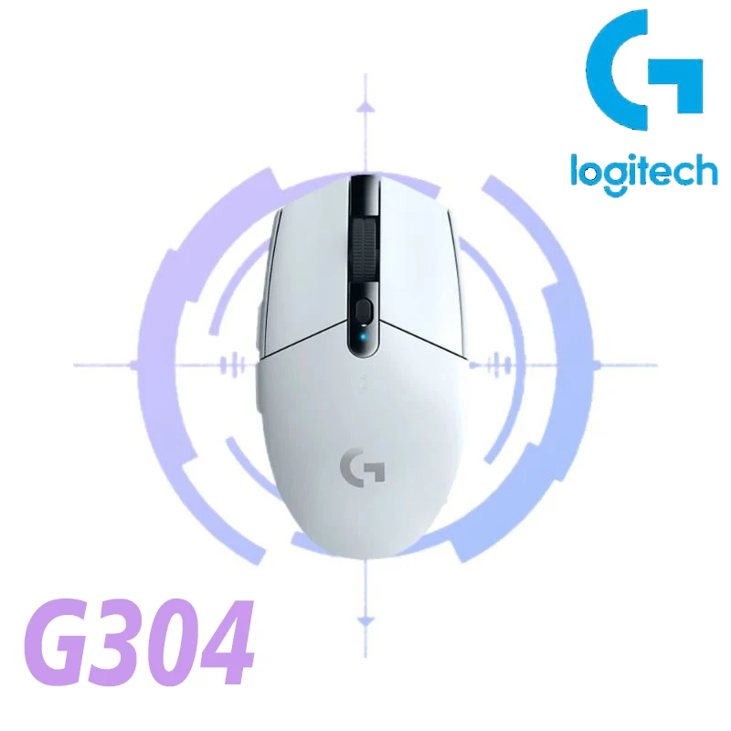 

Беспроводная мышь Logitech G304 для киберспорта, подходит как для игр, так и для офисной работы, программируемые кнопки для ноутбуков и настольных компьютеров