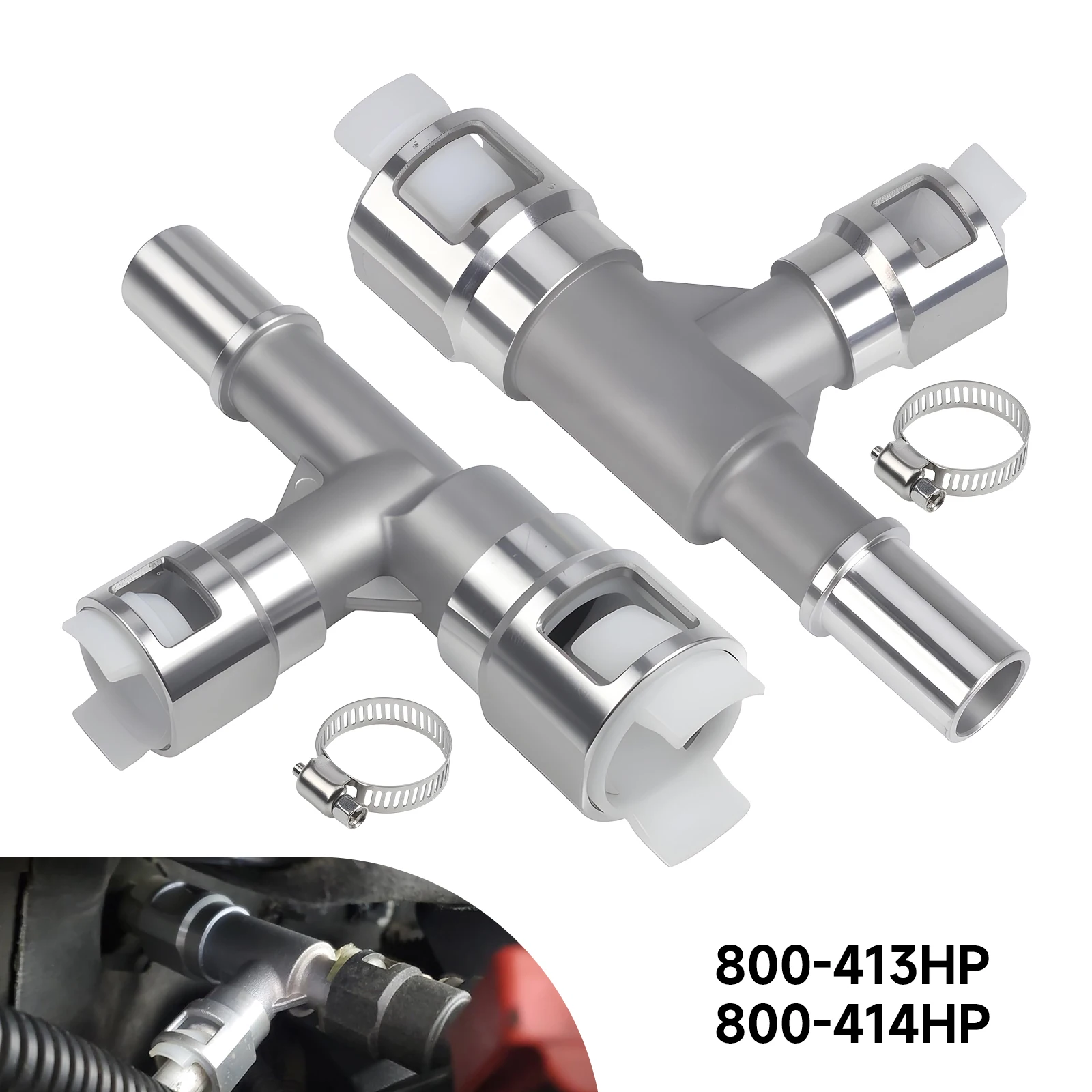 

For GMC Sierra/Yukon 15055343 Metal HVAC Heater Hose Connector 15055342 For Cadillac Escalade Chevrolet Tahoe/Silverado/Suburban