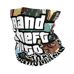 Grand Theft Auto San Andreas Winter Neck Warmer Women Windproof Wrap Face Scarf for Ski GTA V Game Gaiter Headband