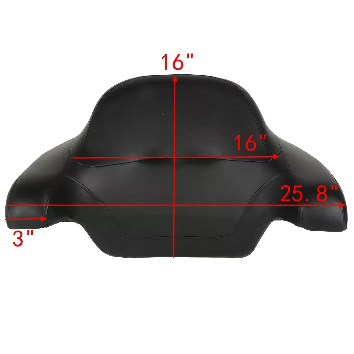 Motorcycle King Trunk Backrest Pad Speakers For Harley Touring Trunk Road King Street Glide 2014-2025