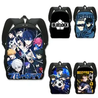 Mochila con cierre azul de Anime, mochila Isagi Yoichi, Mochila de fútbol, Manga, mochilas escolares para niños, mochilas para ordenador portátil para adolescentes, bolsa para libros