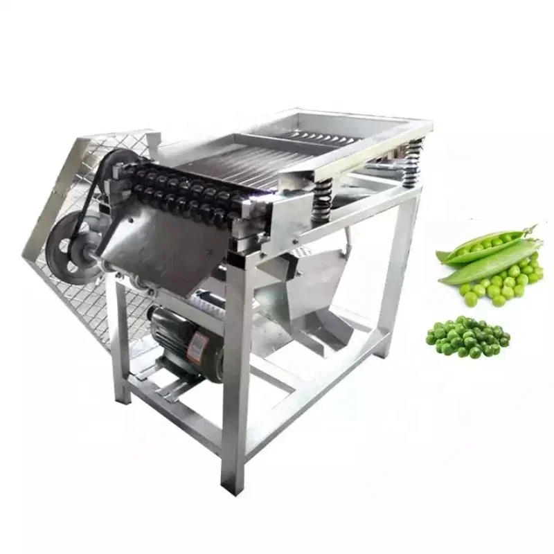 Pigeon Peas String Bean Lima Bean Breiter Erbsen-Verarbeitungsmaschine – Peeling-Schälmaschine für grüne Erbsen, Petits Pois