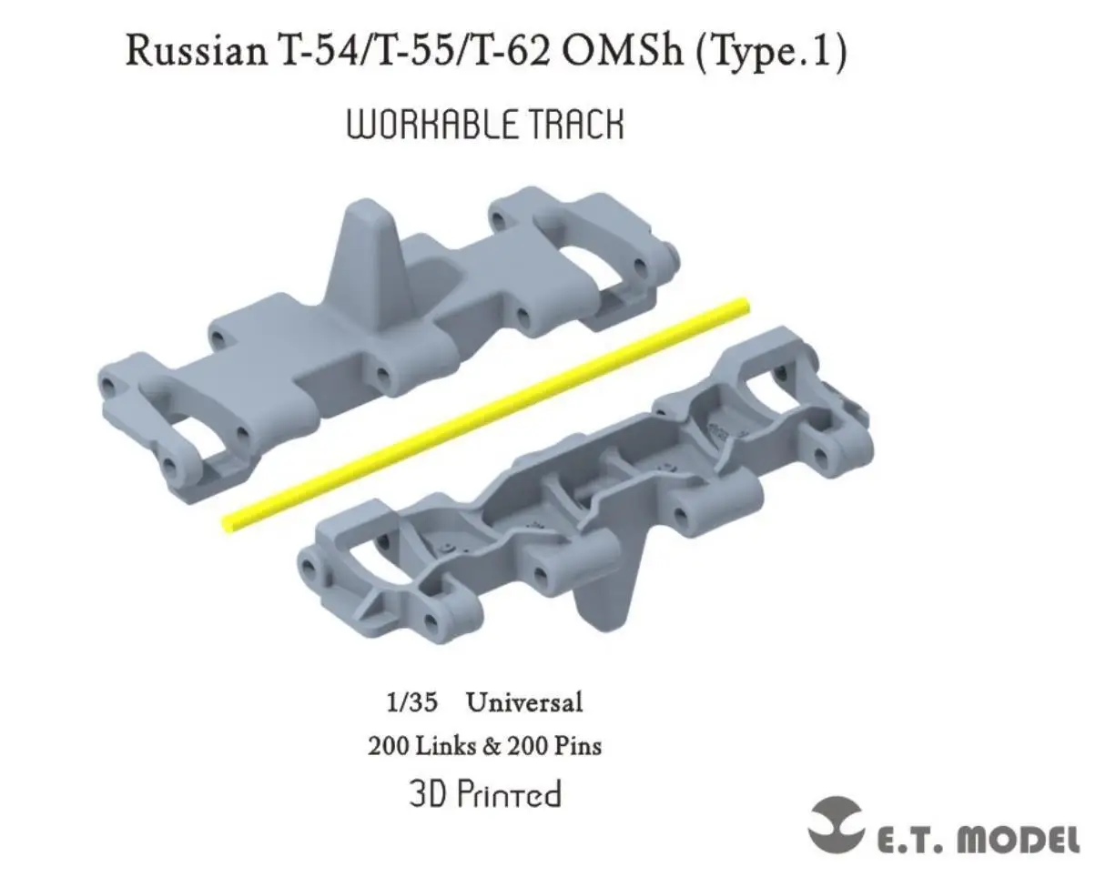 ET MODEL P35-054 1/35 Russian T-54/T-55/T-62 OMSh Workable Track Type.1