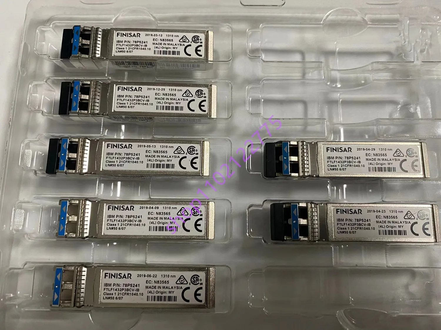 

IB-M 32G SFP Fiber Optic Module/FTLF1432P3BCV-IB 78P5241 N83565/32GB 1310NM 10KM LW Single-Mode Optical Transceiver