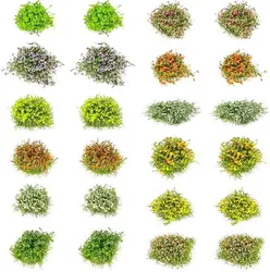 Bushes Miniature Plants for Your Miniature World Model Making Accessories Model Railway Accessories Lifelike Miniature Decor