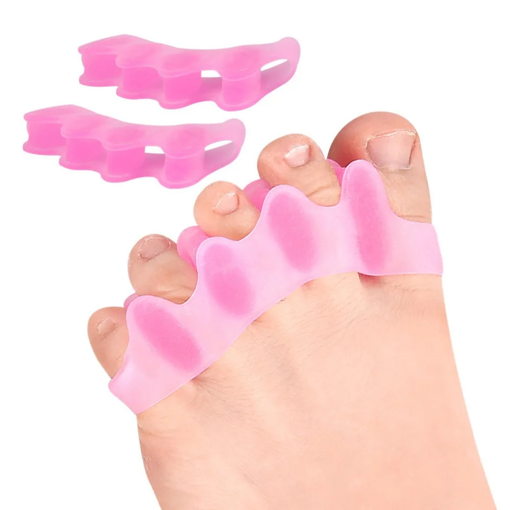 New Protective Toes Separator Suitable Corrector Material Soft Gel Straightener Spacers Stretchers Care Tool Feet Care uñas