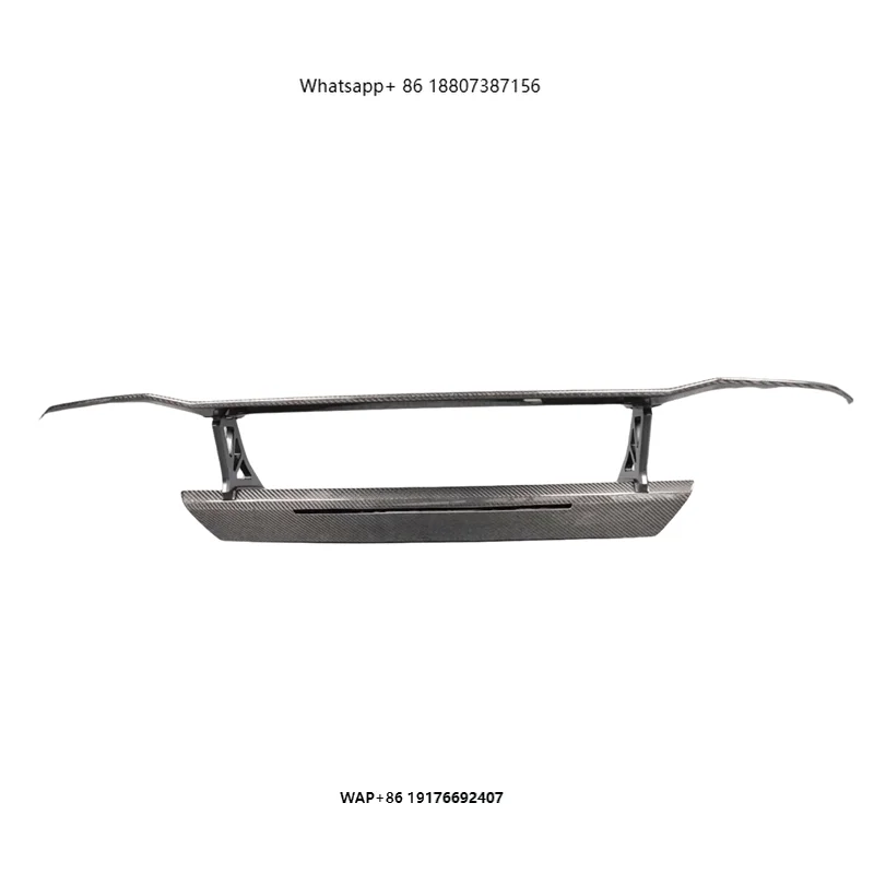 

ForLamborghini Huracan LP580 LP610 Coupe 2-Door Real Dry Carbon Fiber Rear Wing Spoiler 14-18