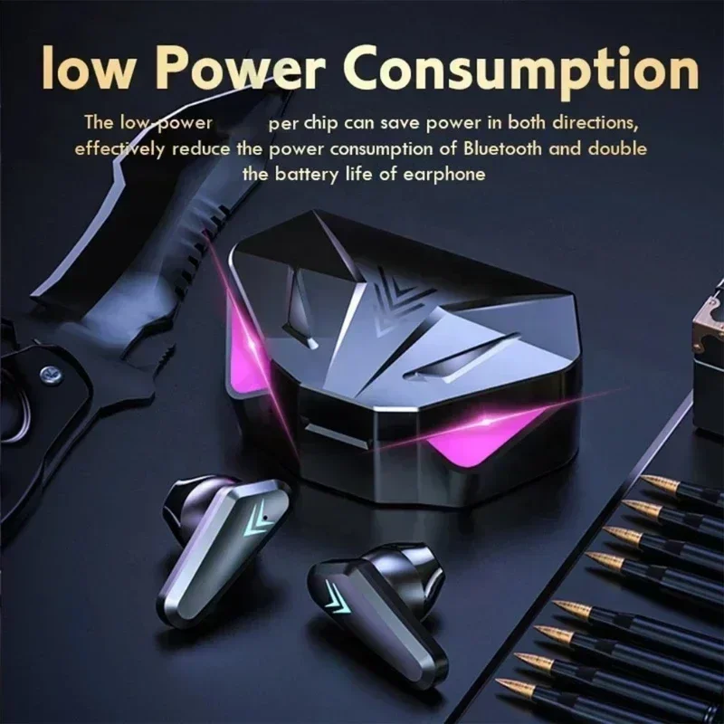 X15 TWS Wireless Earphone 5.3 bluetooth Headphone 65ms Low Latency Earbud Esport Gaming Headset Gamer with Mic For xiaomi iphone image 6