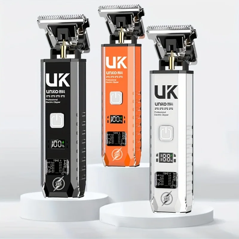 ماكينة قص الشعر اللاسلكية الاحترافية، ماكينة تشذيب الشعر الكهربائية القابلة لإعادة الشحن للرجال والأطفال في المنزل وصالونات التجميل #2