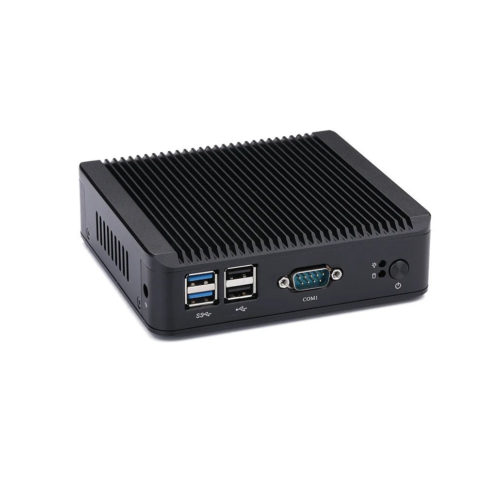 Kansung K177S Intel Pentium J3710 Braswell Quad Core 2 LAN 2 HD 1 порт дисплея 1 RS232 COM безвентиляторный мини-ПК x86 Barebone