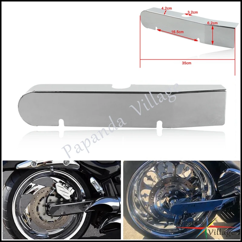 For Suzuki Boulevard M109R BOSS R2 Intruder VZR1800 2006-2017 Motorcycle Chrome Steel Swing Arm Cover Gurad Swingarm Protection