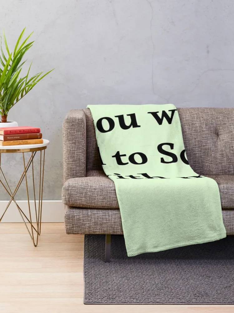 Do you want to travel to Scotland with me? Throw Blanket Picnic Kid'S Bed Blankets