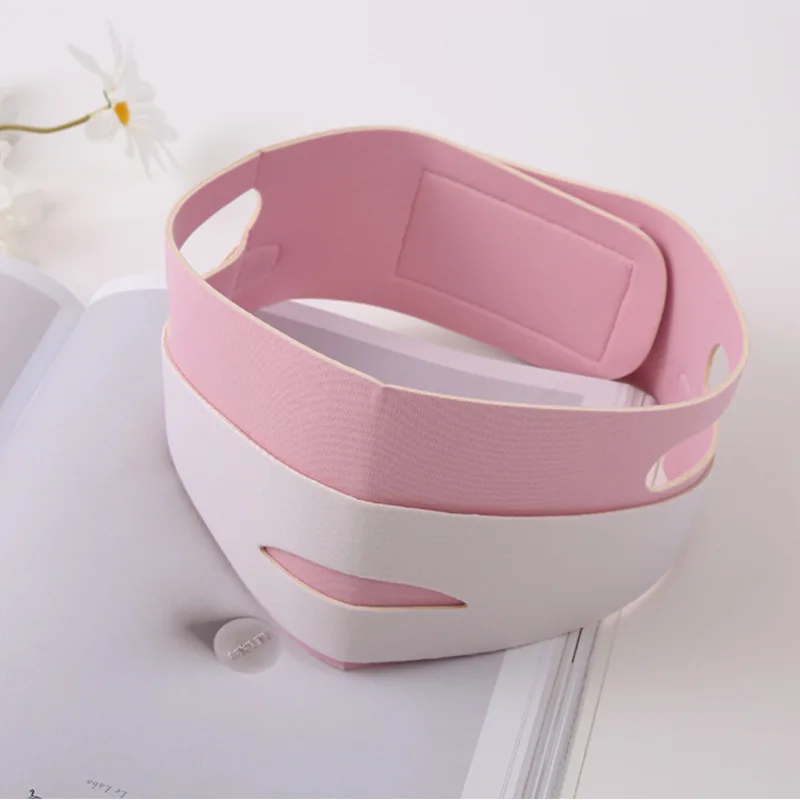 สายรัดหน้าปรับได้ V-Face Lifting Strap สำหรับกระชับใบหน้า ปรับรูปหน้า ลดเหนียง ลดคางสองชั้น ใช้ซ้ำได้