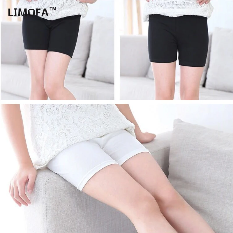 

LJMOFA 3-9T Kid Safety Shorts for Girl Tight High Waist Comfortable Under Skirt Shorts Summer Teen Girls Underwear Leggings D321