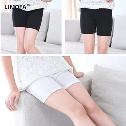 LJMOFA 3-9T Kid Safety Shorts for Girl Tight High Waist Comfortable Under Skirt Shorts Summer Teen Girls Underwear Leggings D321