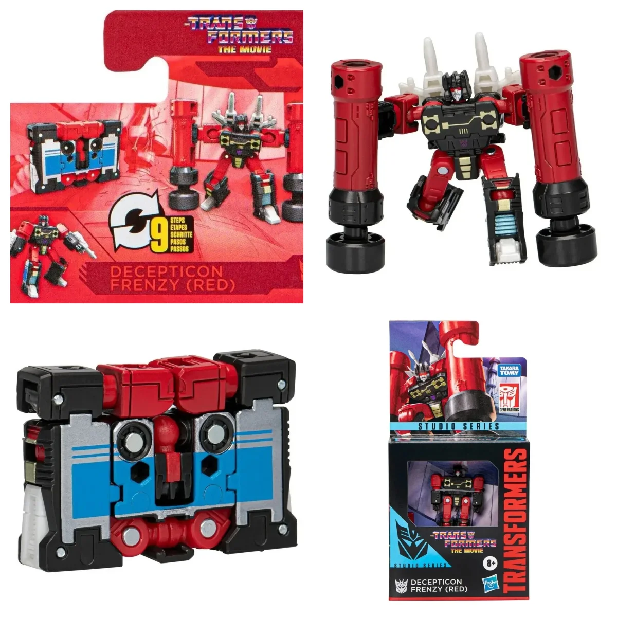 Takara Tomy Hasbro Transformers Studio Series Core Ss Frenzy Red Action Figure Robot Collectible Ornaments Figuur Verjaardagscadeau