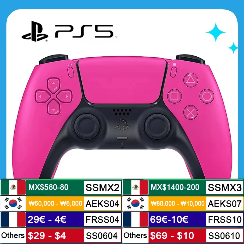 

100% original Sony Ps5 remote controller Playstation 5 gaming console accessories controller DualSense Wireless controller