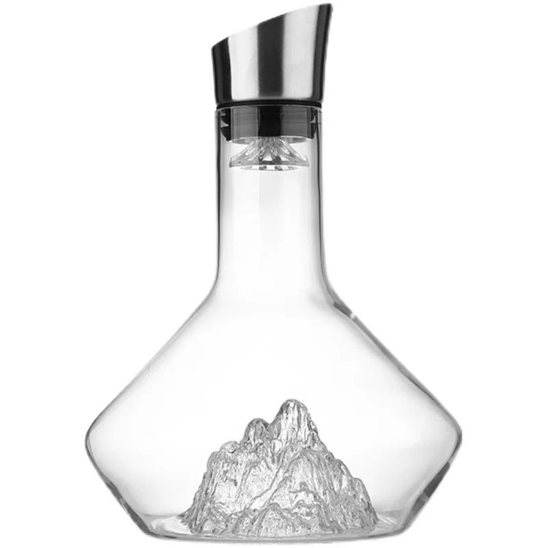 

Iceberg quick decanter pot red wine dispenser household light luxury high-end crystal glass wine