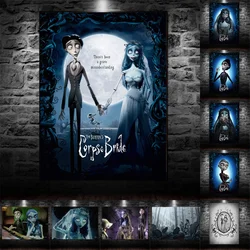 Tim Burton's Corpse Bride Poster Canvas Painting Art Cafe Creative Picture Decor Wallpaper Interior Bar Painting Home Decoration