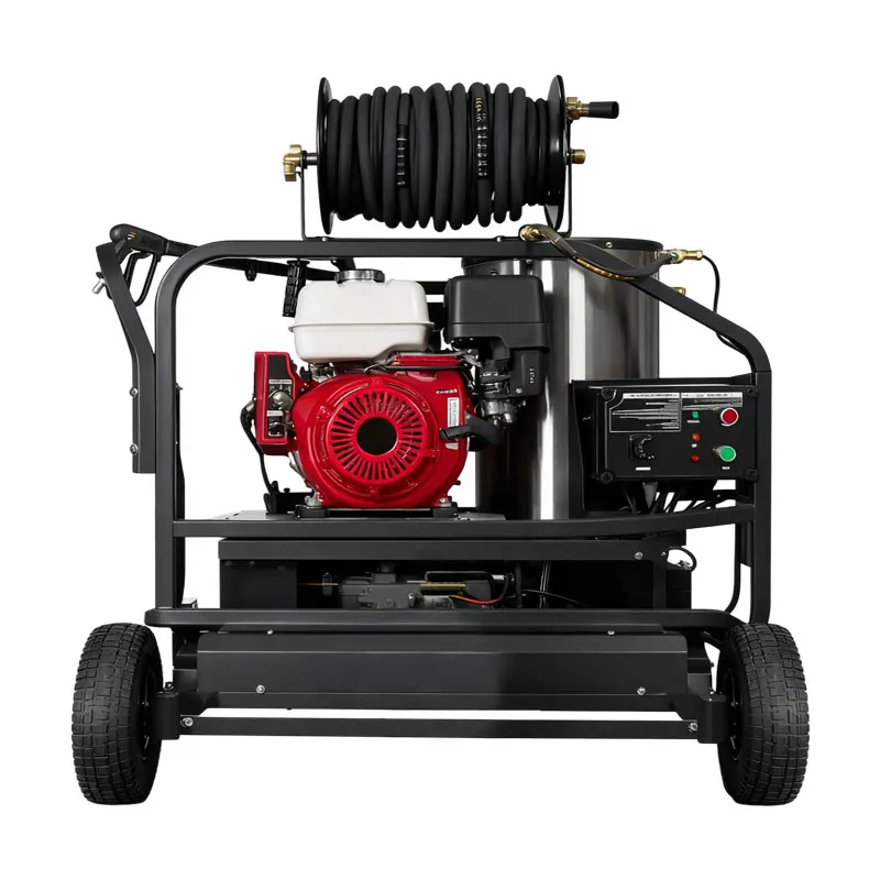 Hot & Cold Water  High Pressure Washer with Heater Coil, Perfect for Degreasing in Workshops and Garages