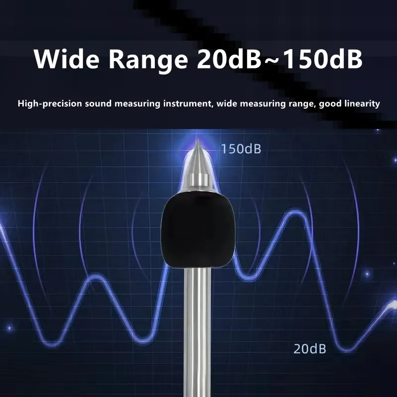 HONDETECH LONG ROD DIGITAL RS485 MODBUS TTL 4-20 MA 0-5V 0-10V STAINLESS STEEL MICROPHONE DECIBEL NOISE SENSOR