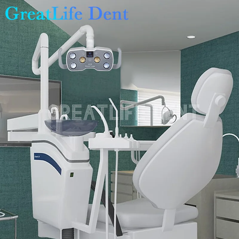 Стоматологическая лампа GreatLife Dent 9 Вт, 6 светодиодов, Стоматологическая лампа для ротовых операций, 6 Детали, Стоматологическая лампа