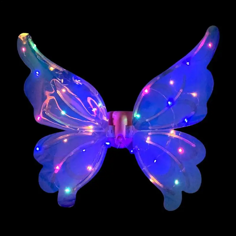 

Colorful Kids Butterfly Wings Battery Powered Electric Butterfly Wings Flapping Fairy Wings Halloween Dress Up Supplies
