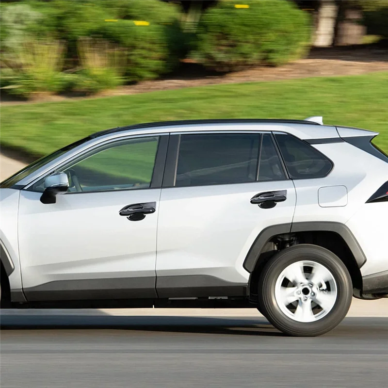 

X39A-Exterior Door Handle Cover+Door Bowl Cover Trim For Toyota RAV4 2020-2025 Car Exterior Accessories Black