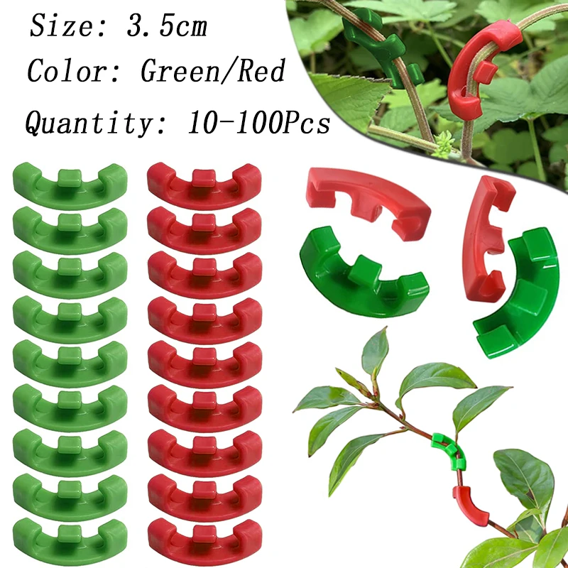 100/200/300PCS 90 Degree Plant Benders LST Clips, Low Stress Training Garden Tools for Plant Growth Manipulation Trainer