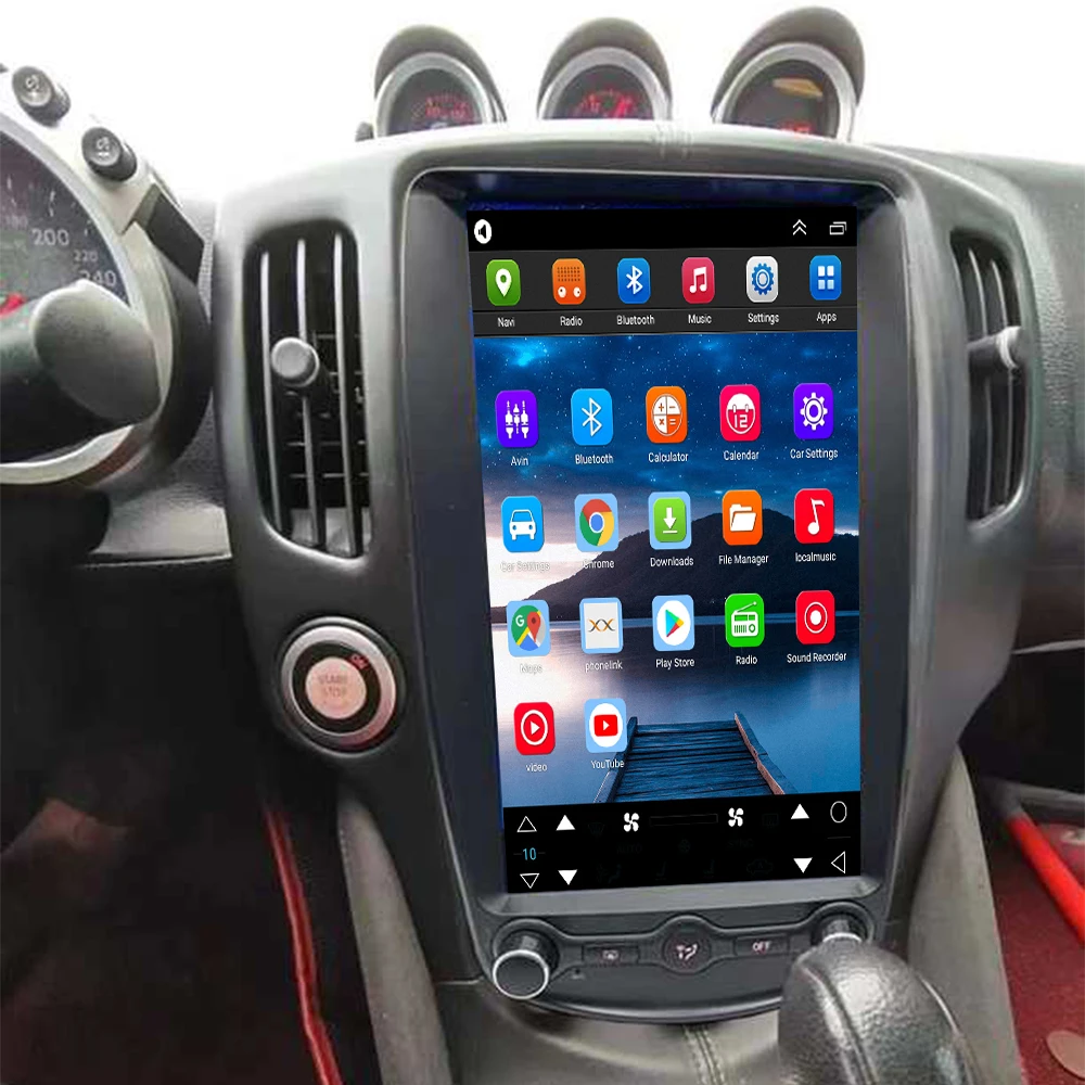 

13.8" Android Carplay 8+256GB For Nissan 370Z 2009-2021 Car Multimedia Player Stereo Auto Radio Audio GPS Navigation Head Unit