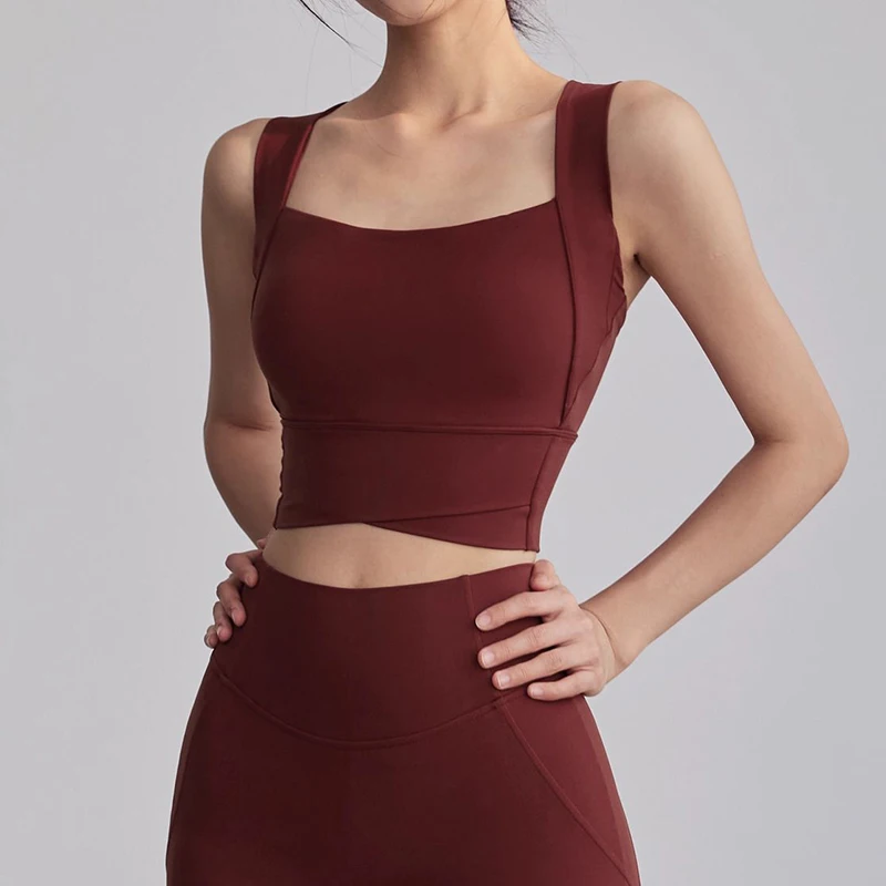 New design brings together the sense of sports bra, beautiful back, summer running training bra, beautiful back, yoga vest