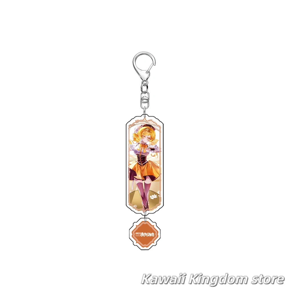 Puella Magi Madoka Magica Mami Tomoe Madoka Kaname Косплей Акриловая школьная сумка Брелок Подвеска Брелки Игрушка Рюкзак Подвеска