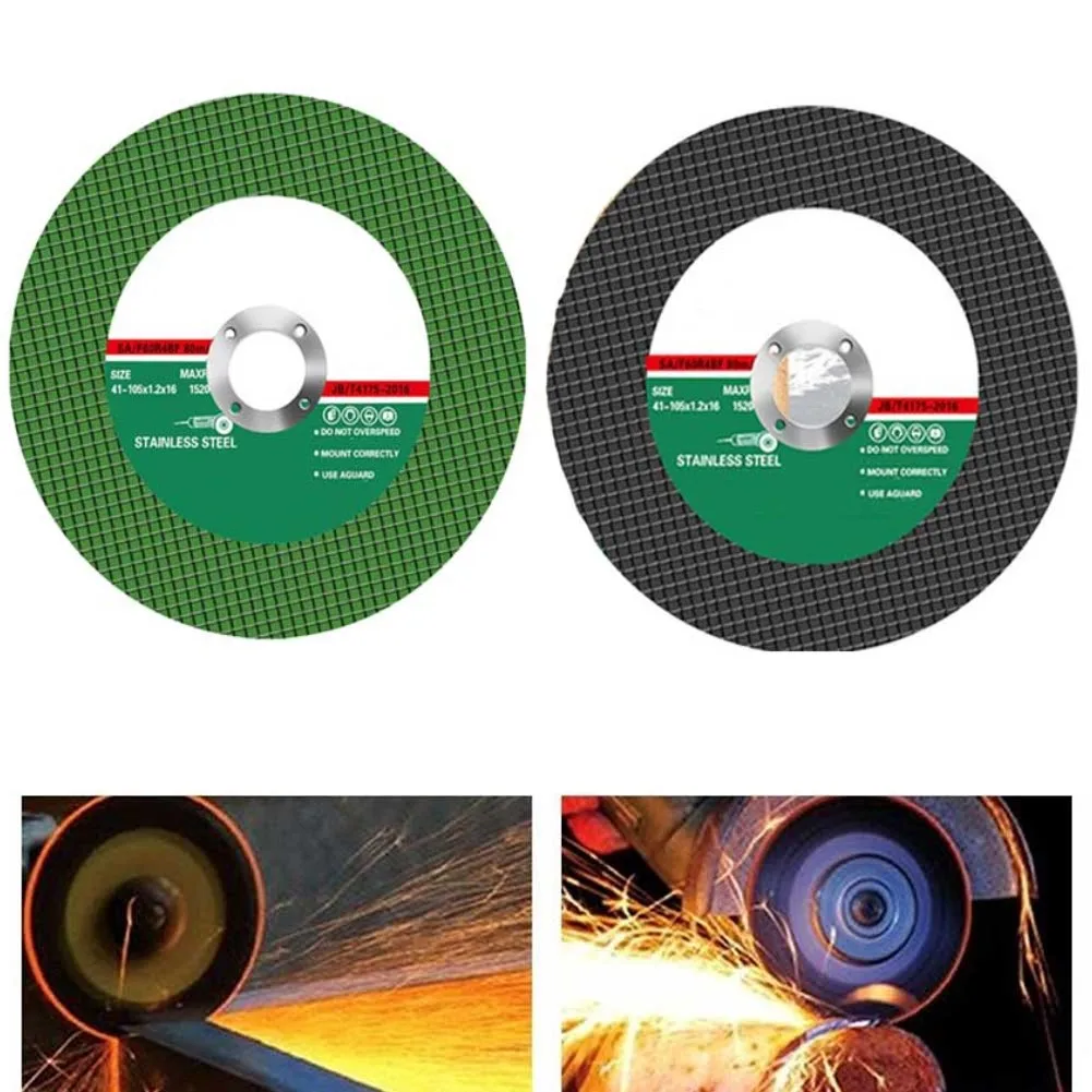 Mola de resina circular 5 peças 105mm disco de corte material resiliente para moedor de ângulo maximiza a eficiência do trabalho