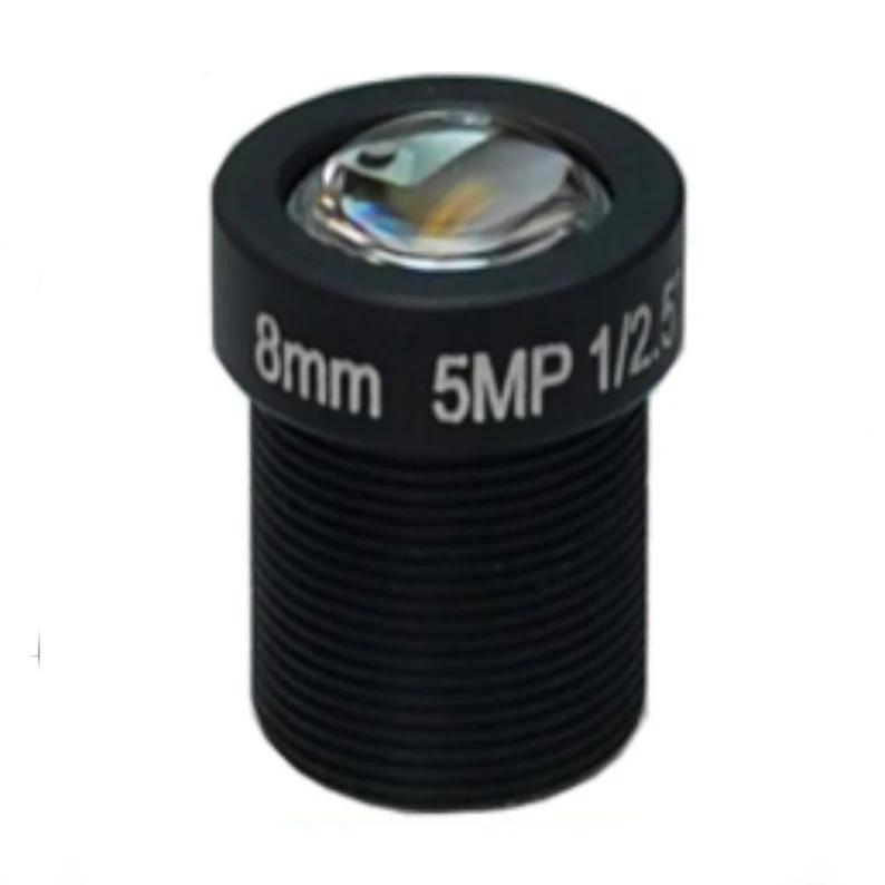 

5 Megapixel M12 Board Lens 8mm 1/2.5" for CCTV Camera Lens High Quality