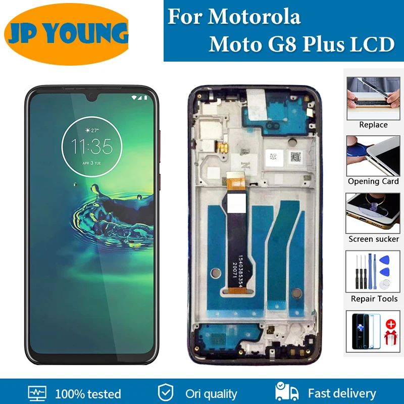 

6.3" Original For Motorola Moto G8 Plus G8Plus XT2019 XT2019-1 LCD Display Touch Screen Digitizer Assembly Replacement Part