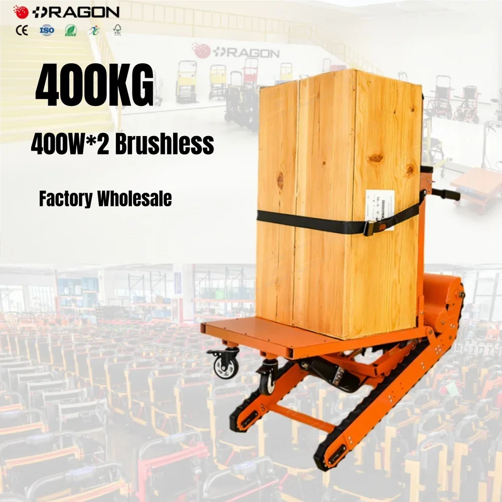 2026 New Hot Sale 400kg Loading Por Four-Wheel Stair Climbing Trolley | ed Foldle OEM