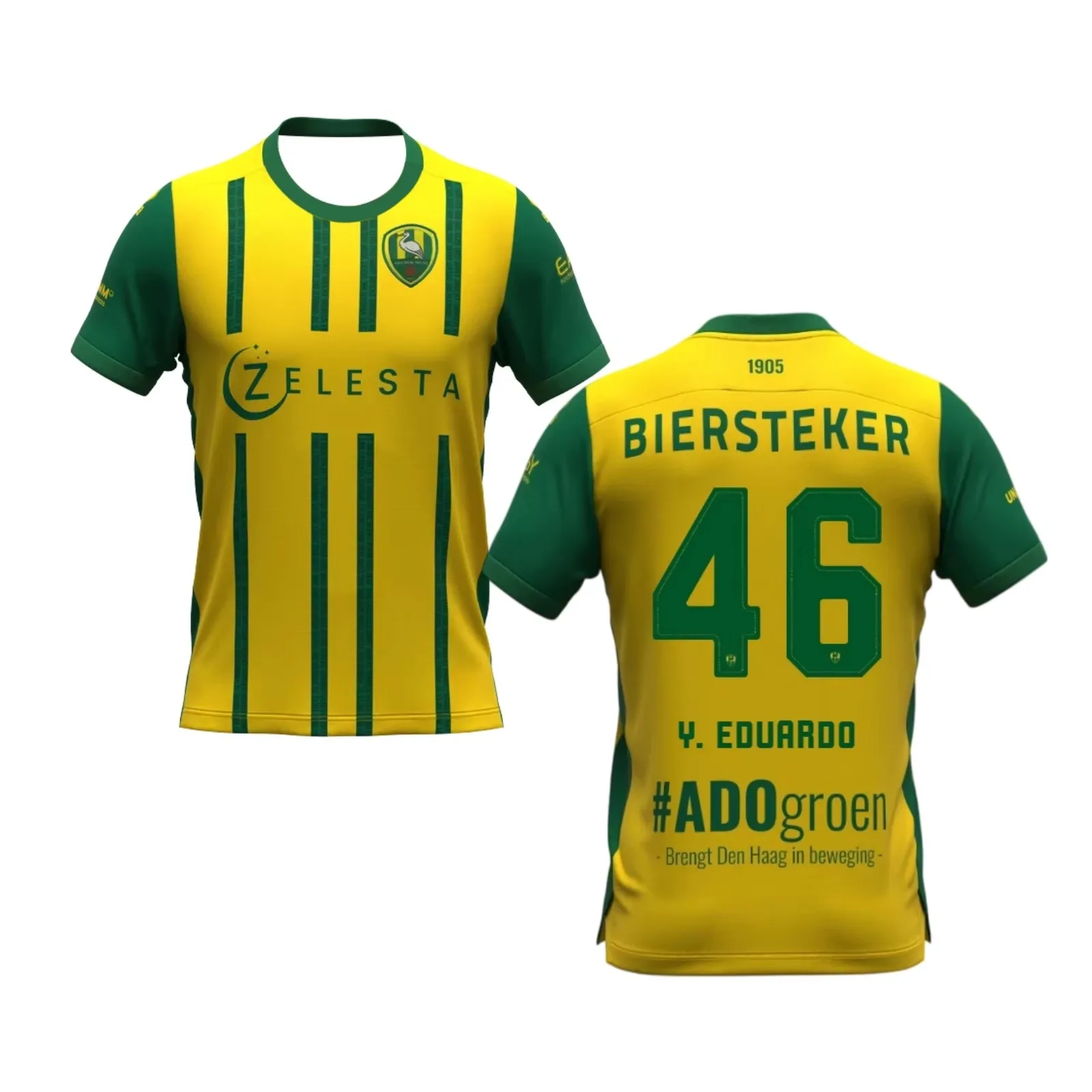 2026/27 ADO Den Club Dutch football T-shirt Men's and Women's Breathable Quick Drying Loose Short sleeve fan gifts Tops