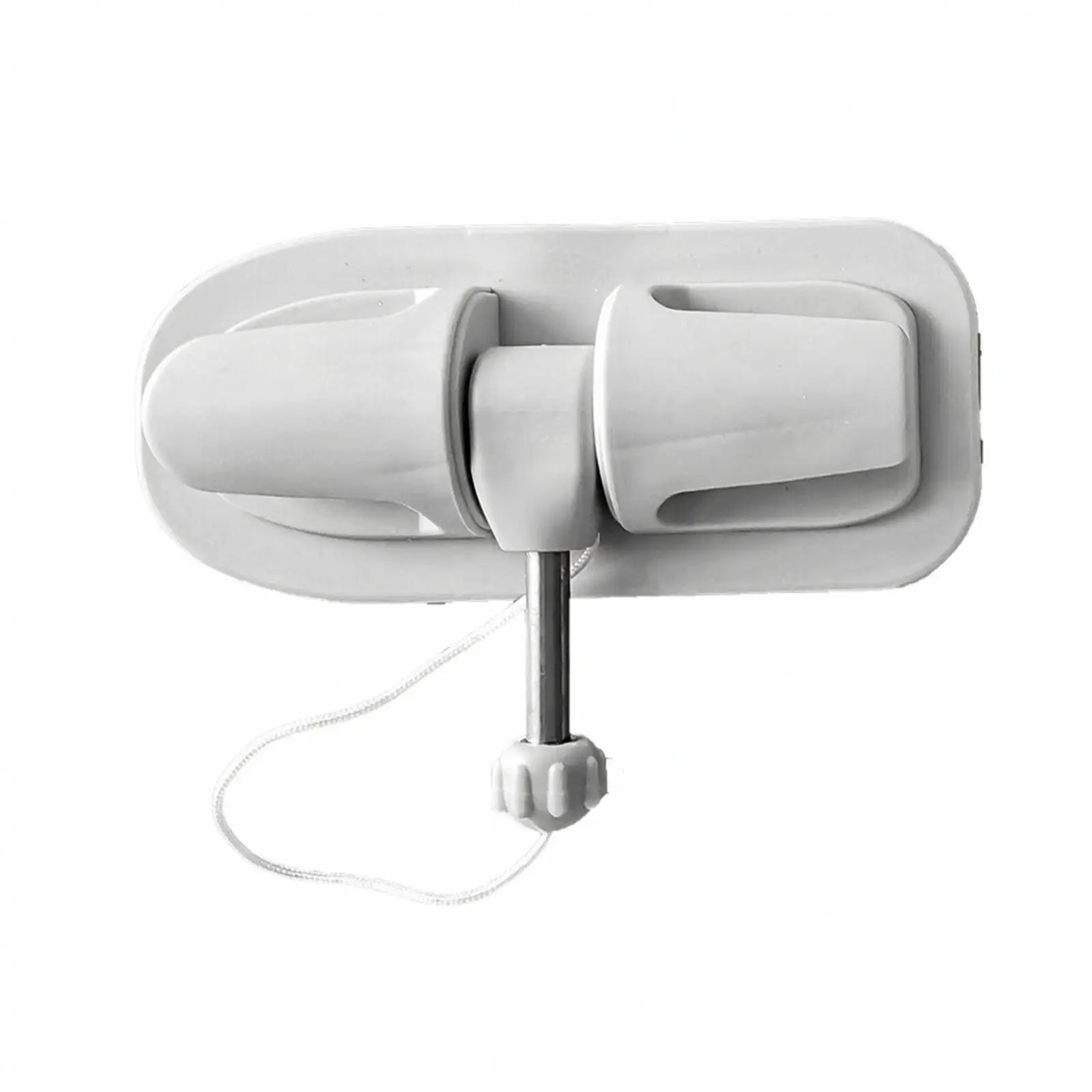 Universal Paddle Holder for Inflatable Boat Kayak Rubber Dinghy Oar Mount with Metal Shaft Corded Knob Sturdy PVC Design