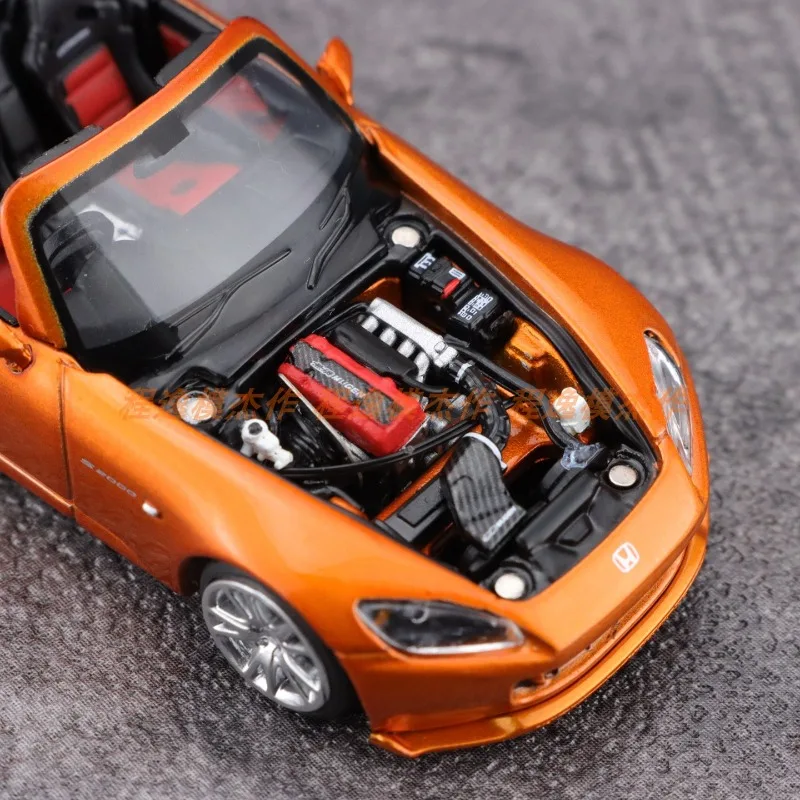 MH 1/64 S2000 Mugen APAxpo Legering Motorvoertuig Speelgoed spuitgieten Metalen Model Collectie Jongen Kerstcadeaus
