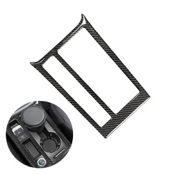 For VW Golf 7 MK7 VII 2013 2014 2015 2016 2017 Carbon Fiber Center Control Water Cup Holder Panel Cover Sticker Trim